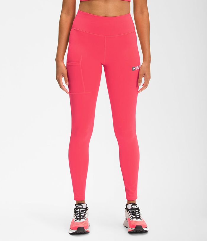 The North Face Leggings Dames Movmynt Tight OJAV78491 - Koraal/Zwart